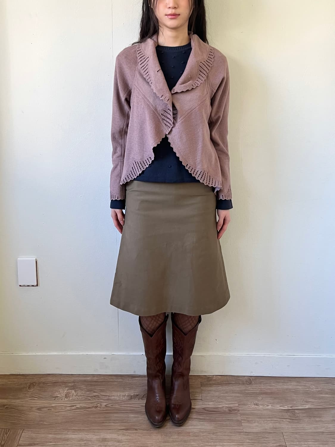 JOLCIA 레이스 인디핑크 가디건 상품이미지8