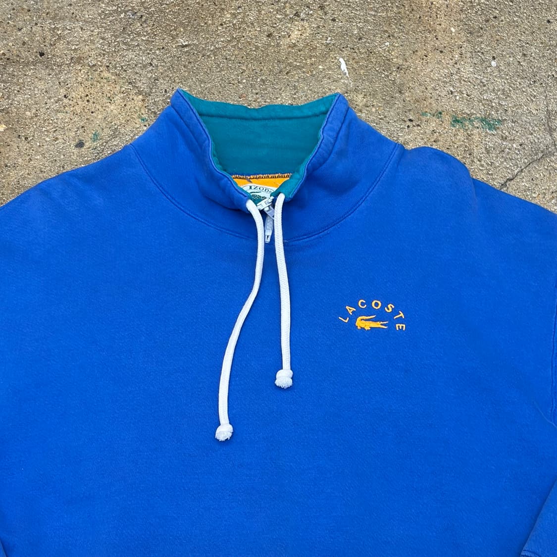 80s Made in USA 미국 빈티지 라코스테 터틀넥 맨투맨 상품이미지3