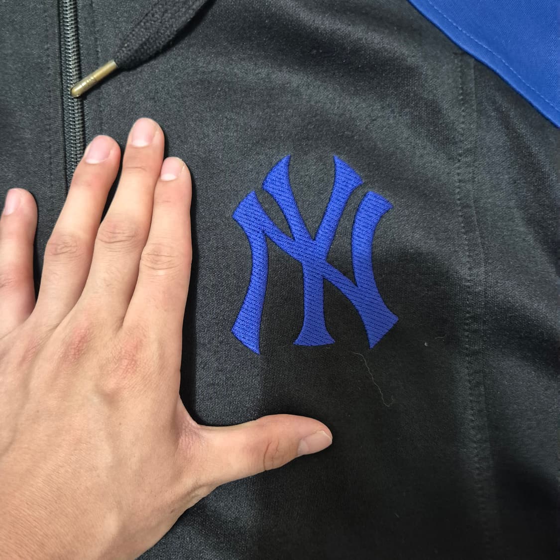 MLB 엠엘비 뉴욕 양키스 후드 하이넥 트랙탑 져지 상품이미지4