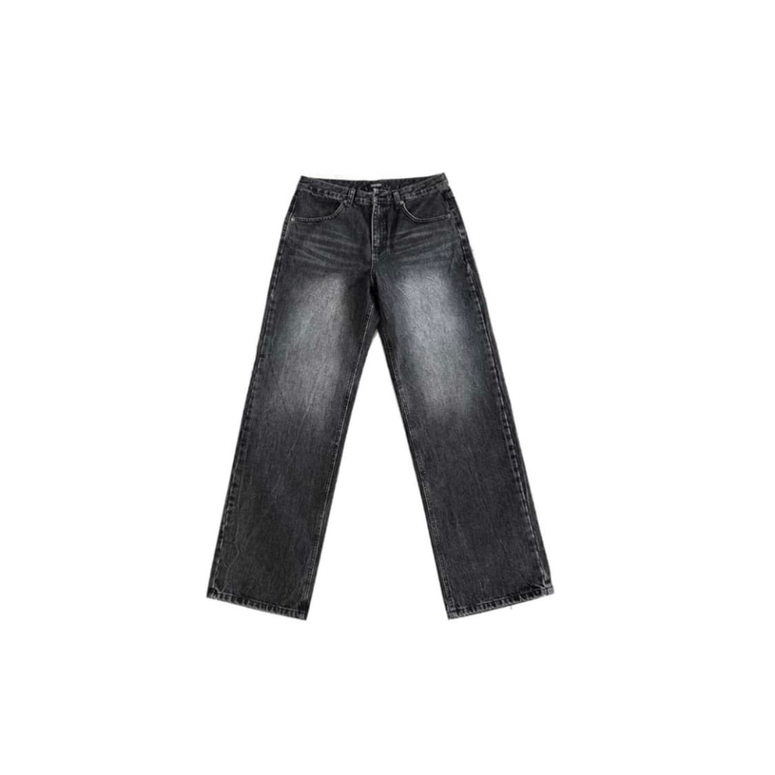 Nas raw wide denim in black 상품이미지1
