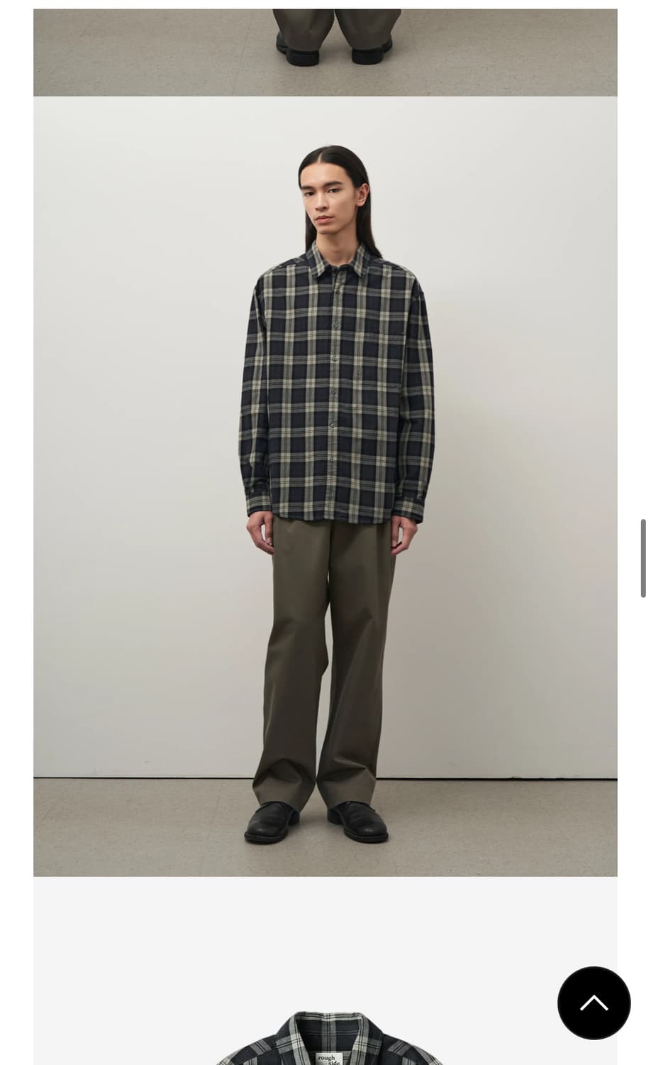 러프사이드 프라이머리 셔츠 네이비 3사이즈 상품이미지7