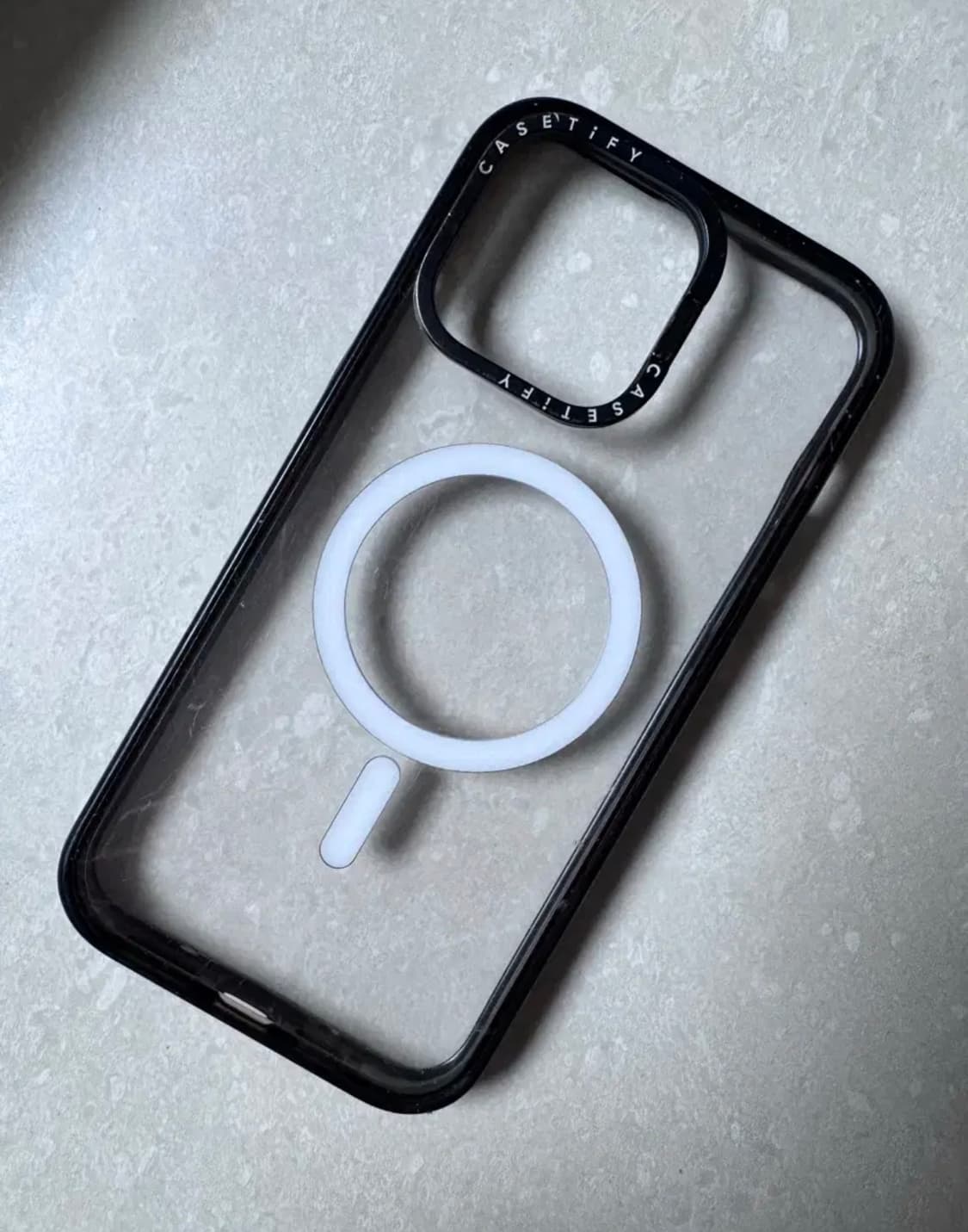 15프로맥스 케이스티파이 맥세이프 임팩트 링 스탠드 케이스 블랙 상품이미지2