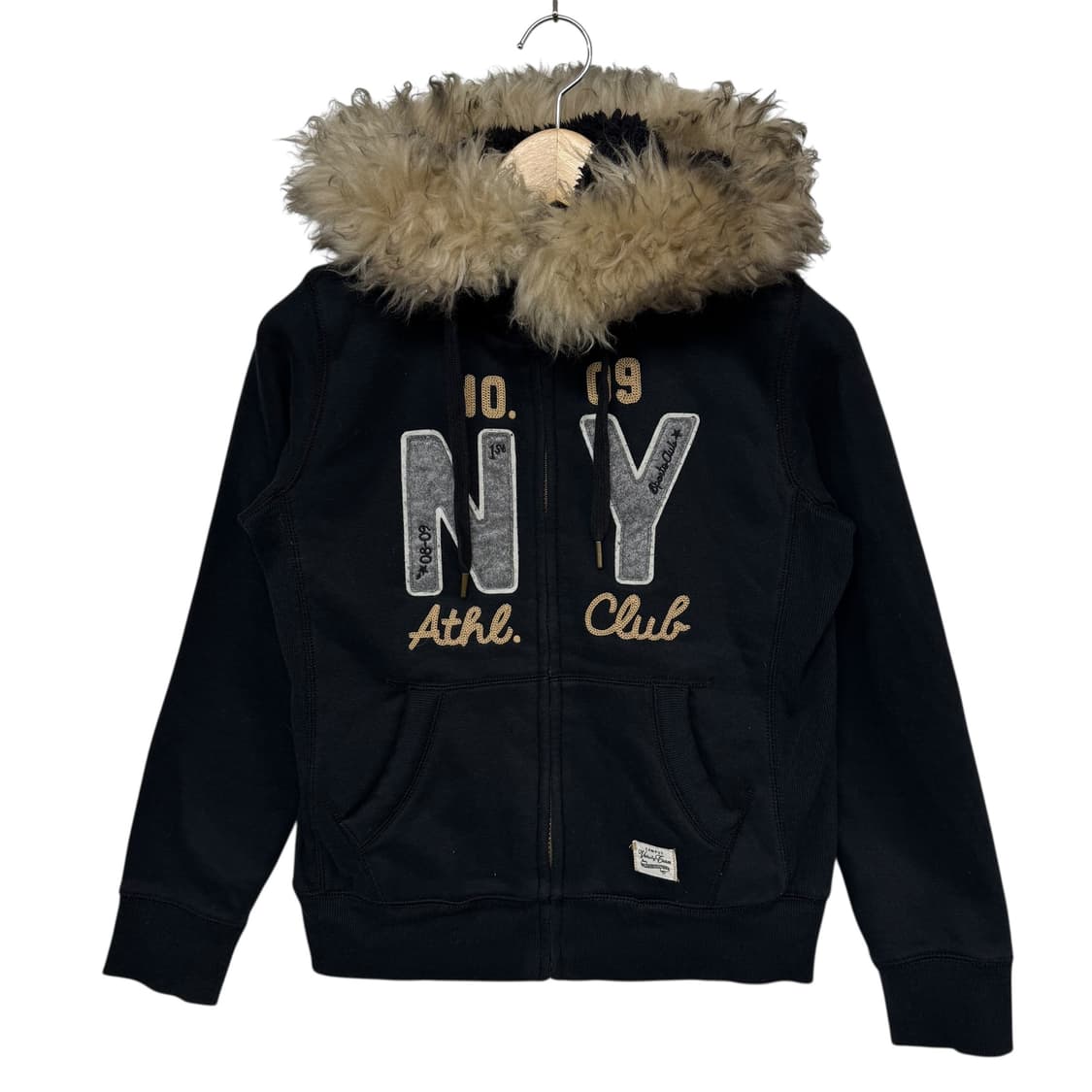 스파오 울프죠 퍼 후드집업 상품이미지1