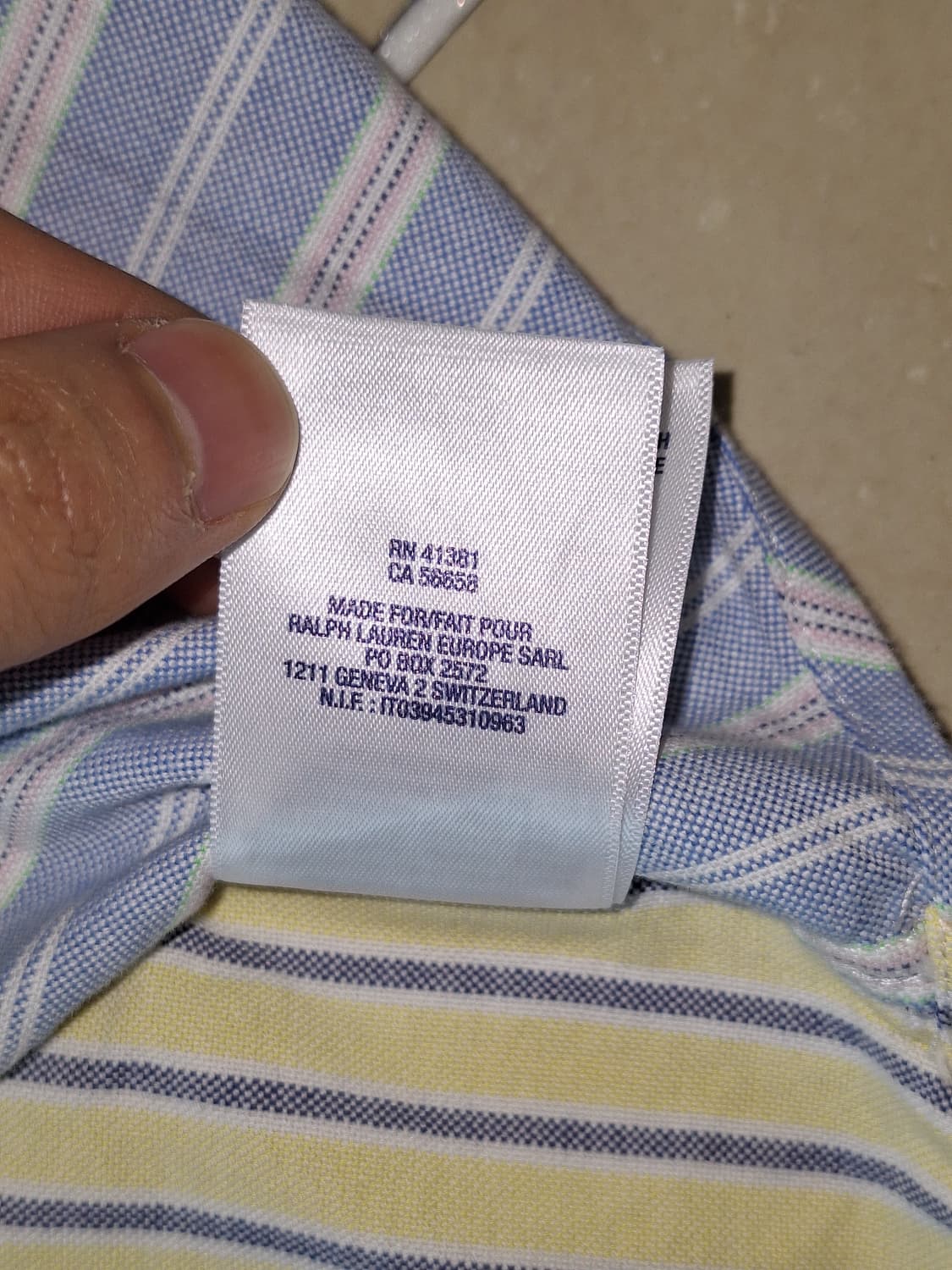 랄프로렌 셔츠 M 상품이미지4