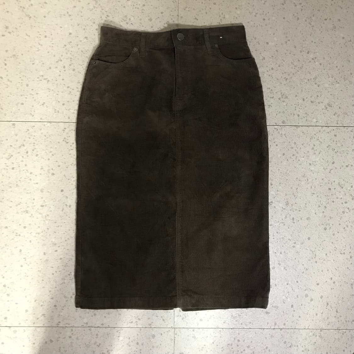 빈티지 가디건 레이어드룩 ¡ 가디건 목폴라 H라인스커트 상품이미지7