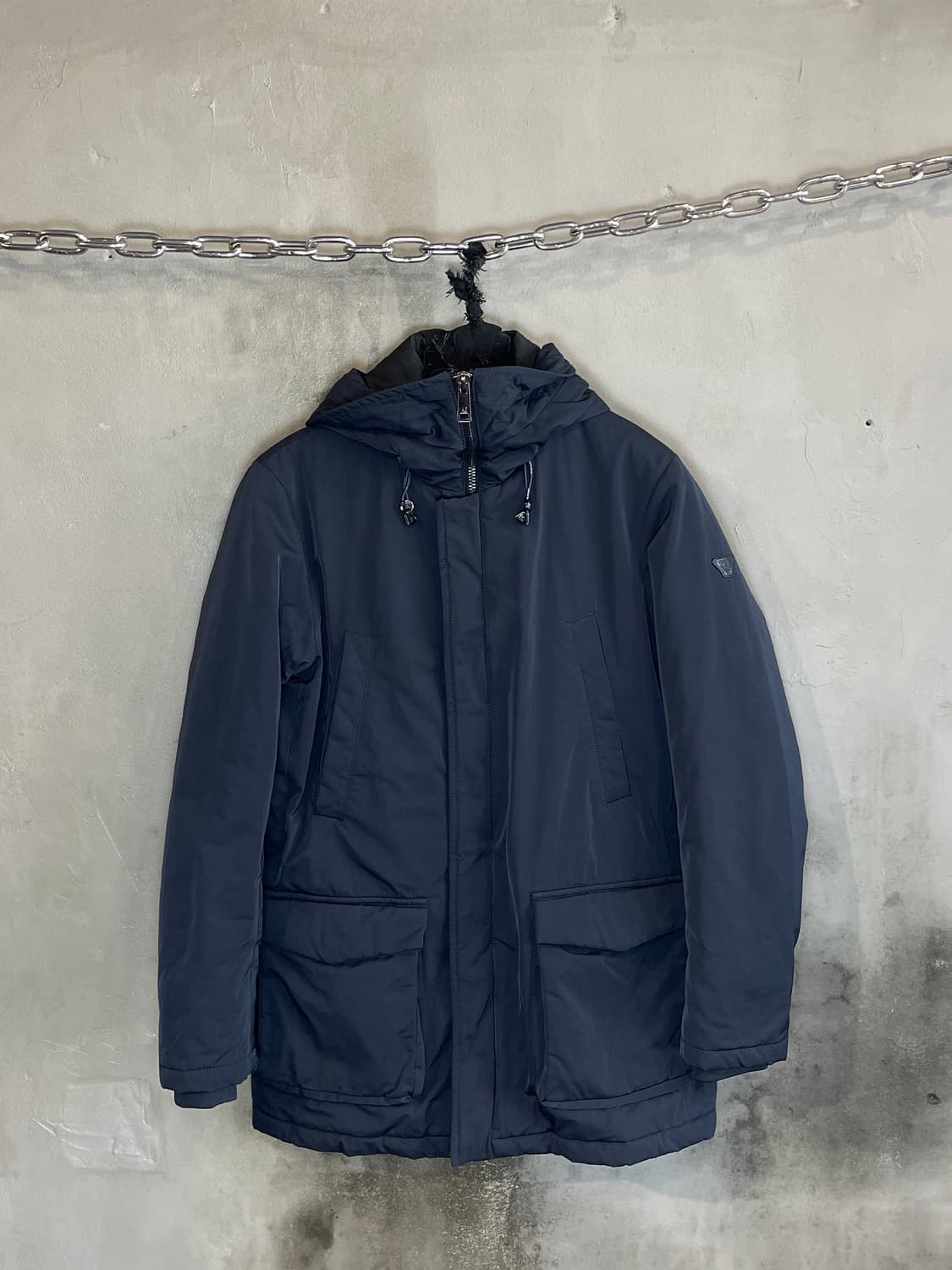 아르마니 진스 스노클 후드 다운 자켓 상품이미지1