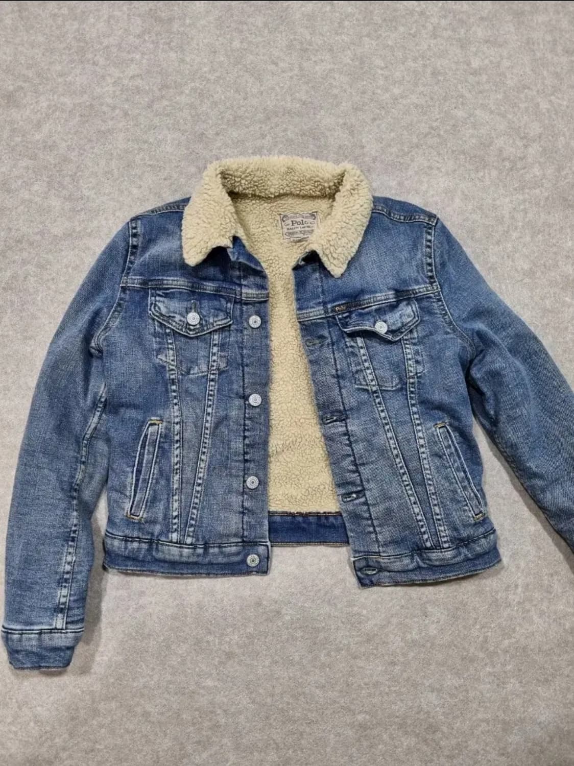 주니어 12~14 폴로 트러커 청자켓 상품이미지6