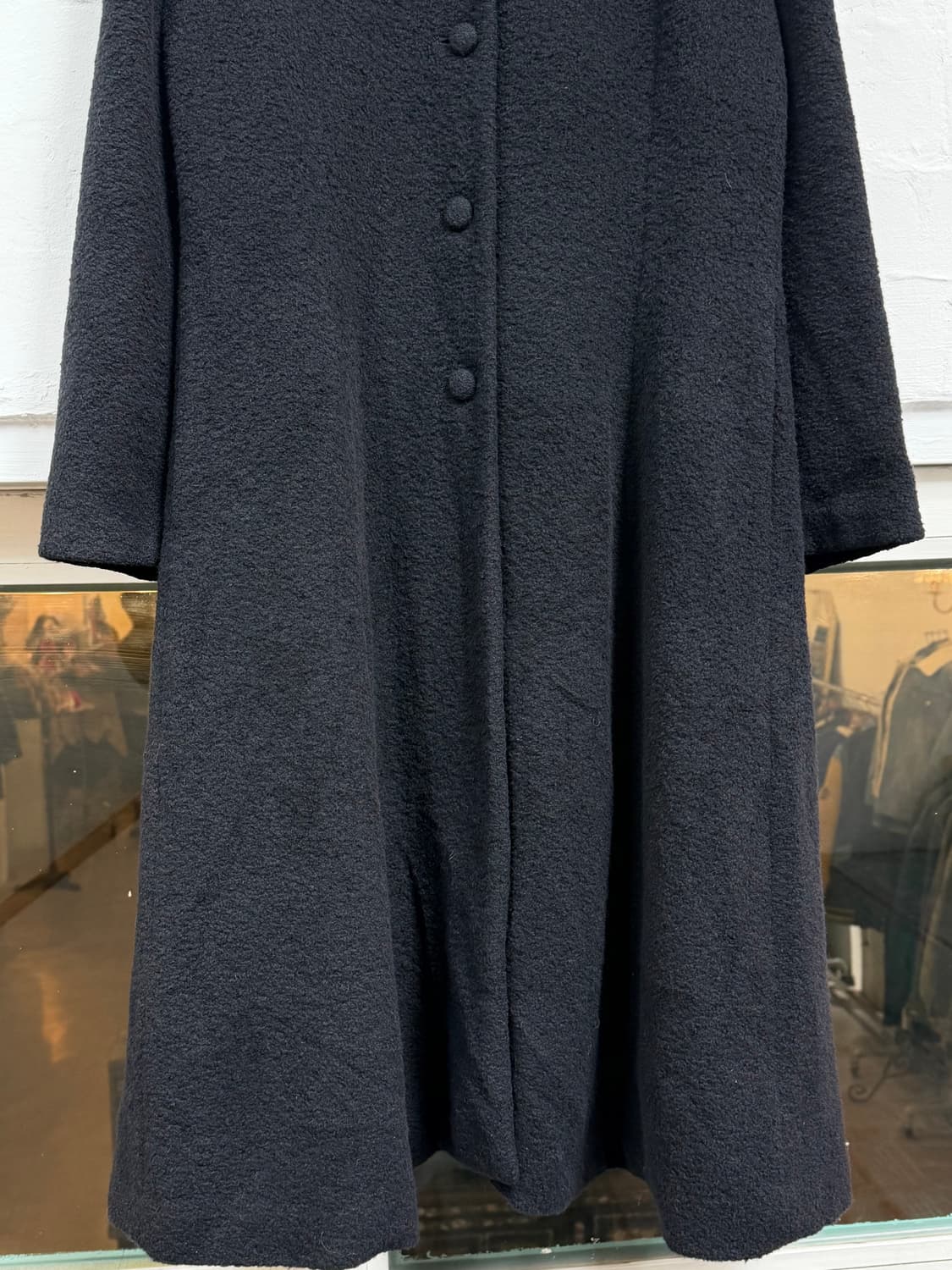 Pink House A라인 퍼 칼라 앙고라 울 혼방 코트 OS 상품이미지3