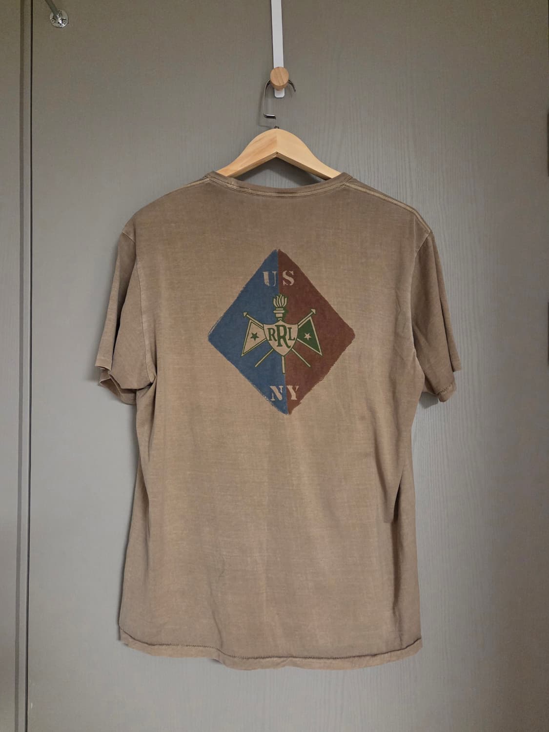 RRL 가먼트 다이 저지 그래픽 반팔 티셔츠 XL 상품이미지3