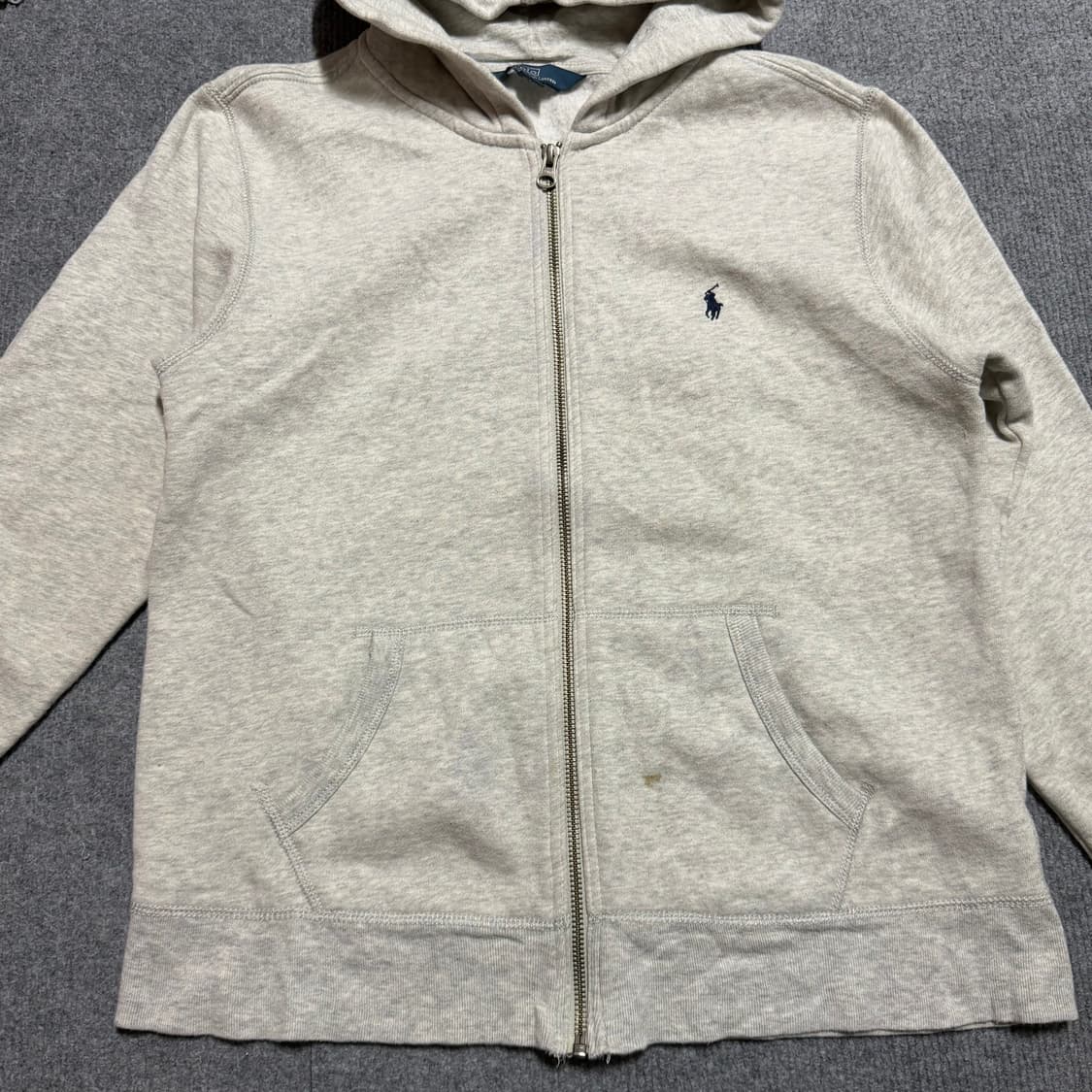 폴로 랄프로렌 그레이 후드집업 L 상품이미지2