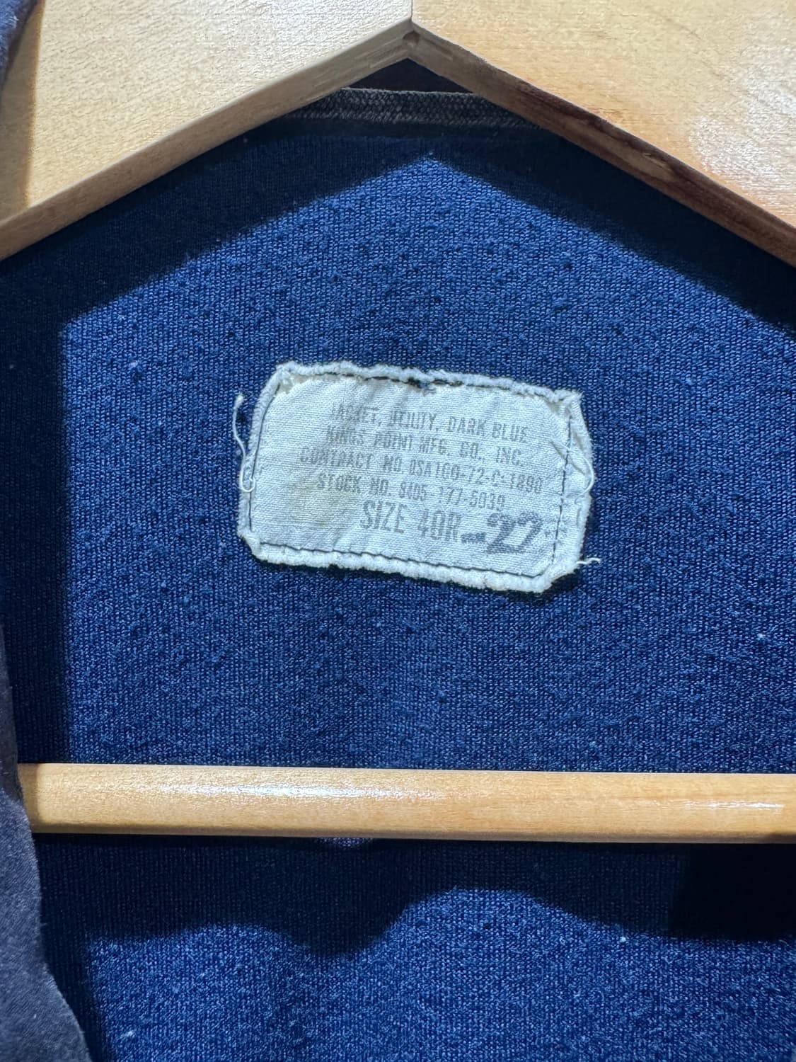 70s USN 미해군 유틸리티 자켓 40R 상품이미지5