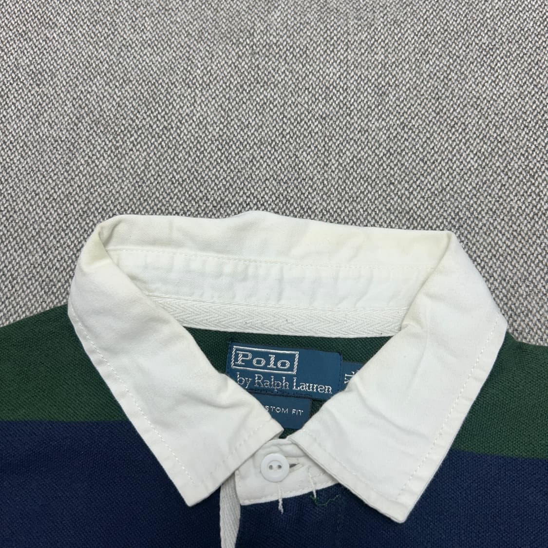 폴로 스트라이프 반팔 럭비셔츠(XL) 상품이미지5