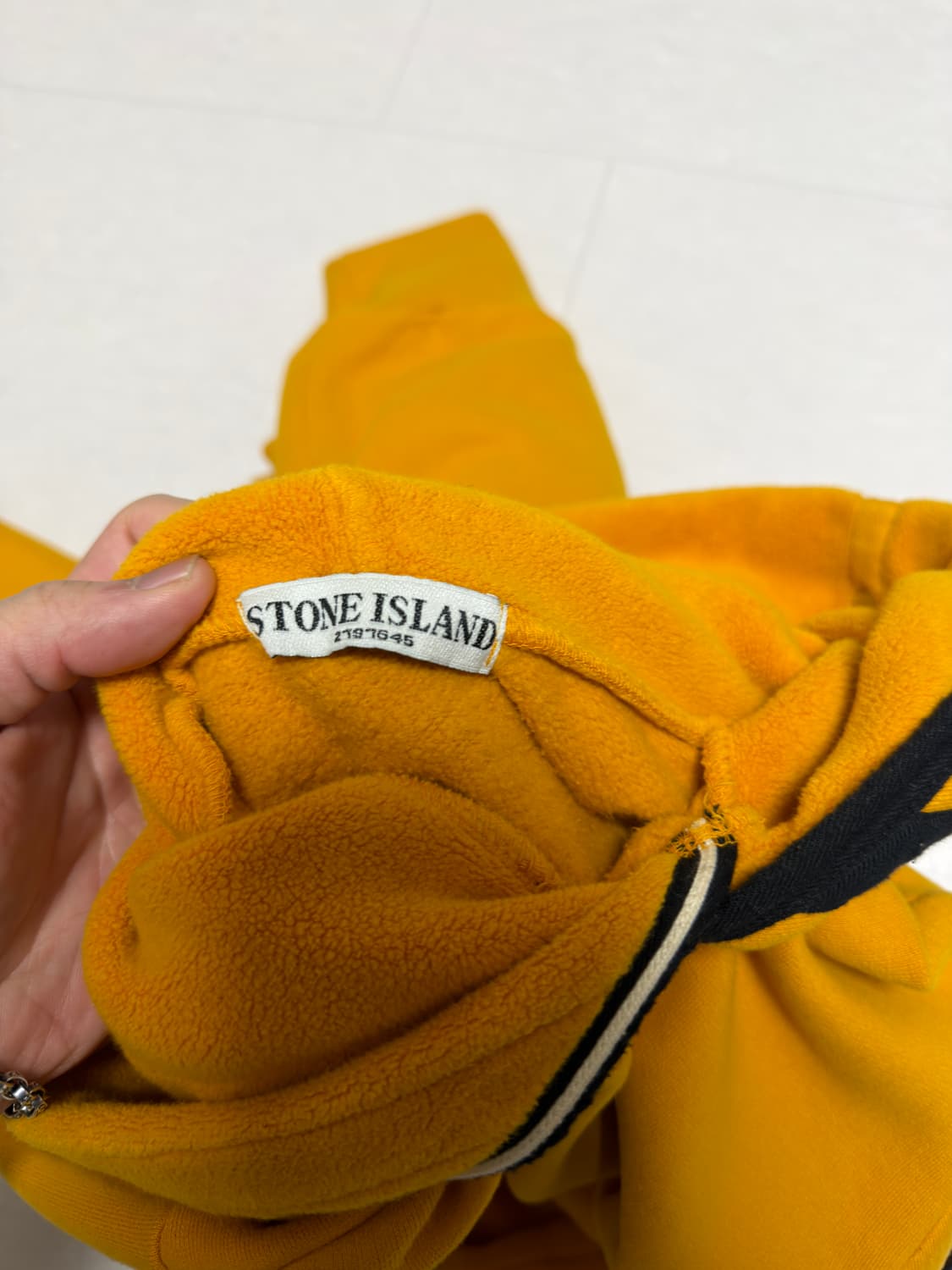 [ L ] 00‘s 스톤아일랜드 핑거홀 아카이브 스웻 후드 상품이미지5