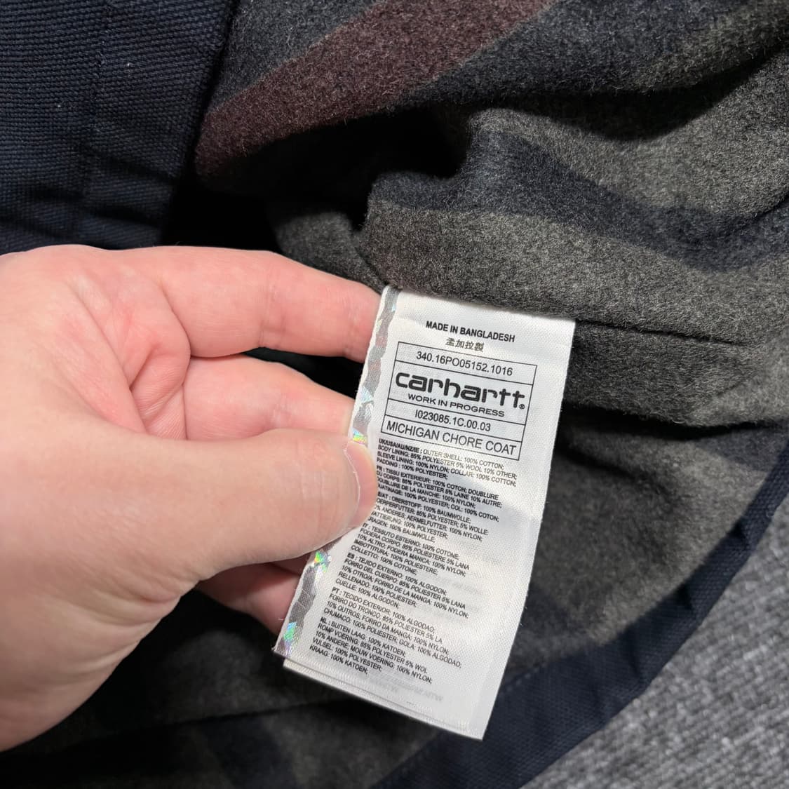 칼하트 WIP 미시간 초어 자켓 상품이미지6