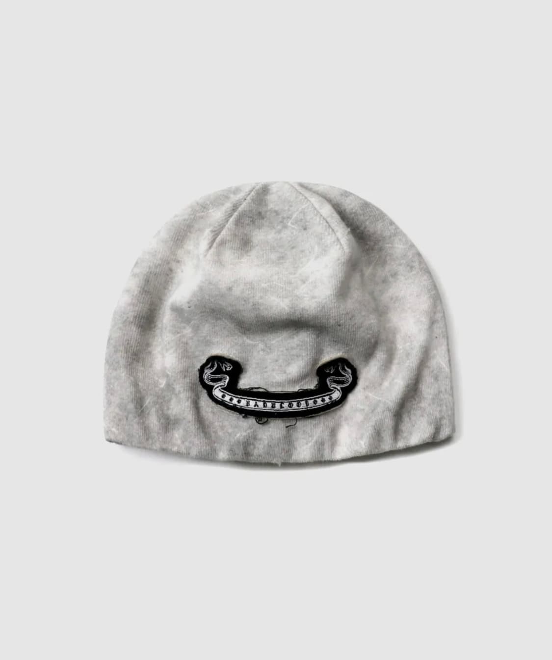 Lion Patch Beanie - Washed White 상품이미지2