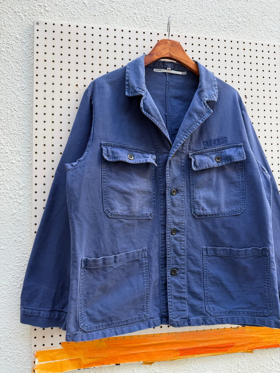70s EURO MILITARY UTILITY 프렌치 밀리터리 워크자켓 상품이미지3