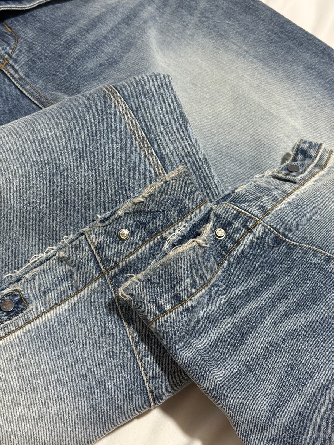 알렌느 와이드핏 데님팬츠 상품이미지4