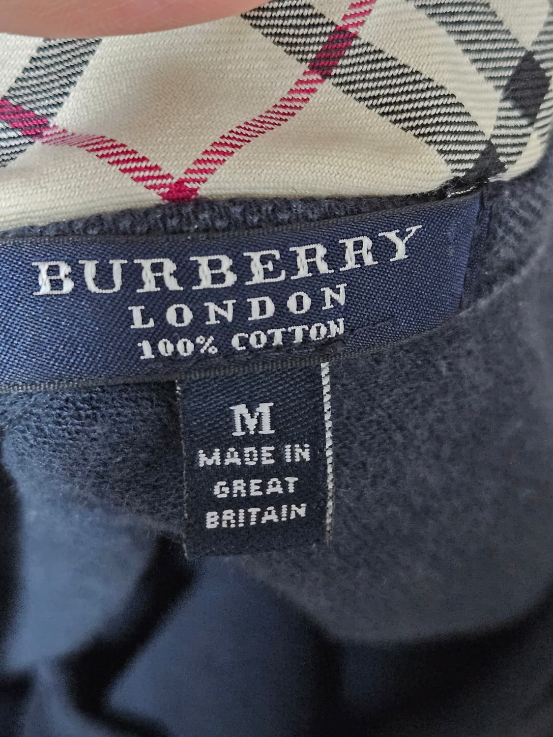 90s 빈티지 버버리 피케 셔츠 Made in Great Britain 상품이미지3