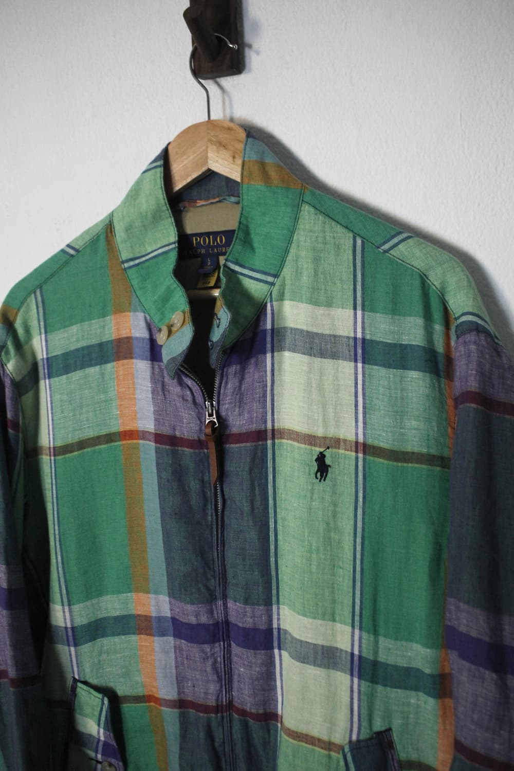 폴로Polo Ralph Lauren Linen Check Blouson 상품이미지3
