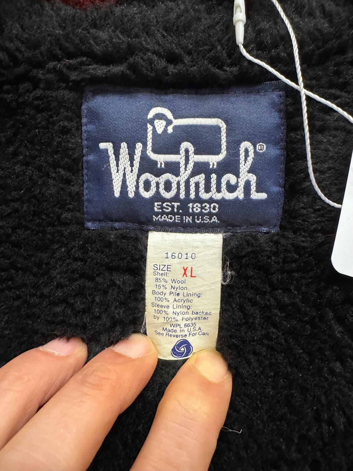 80s 울리치 버팔로 울 쉐르파 자켓 상품이미지6