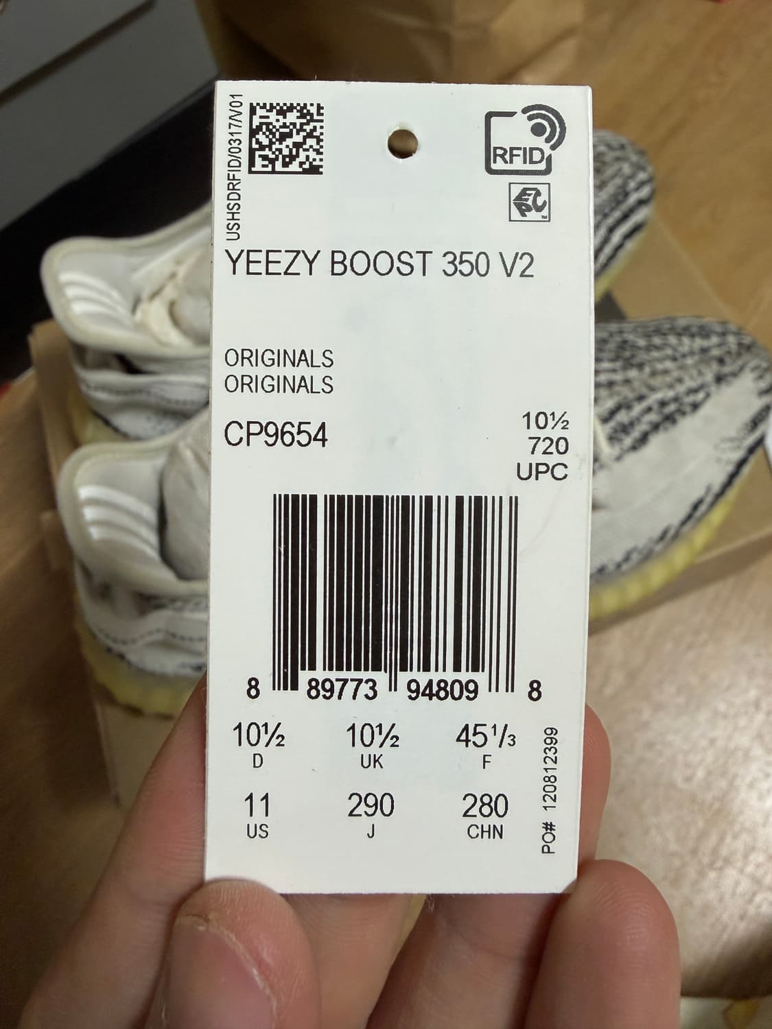 Yeezy Boost V2 지브라 290 상품이미지2
