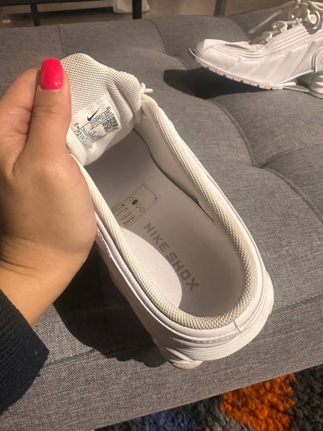 나이키 x 마틴 로즈 샥스 MR4 화이트 상품이미지5