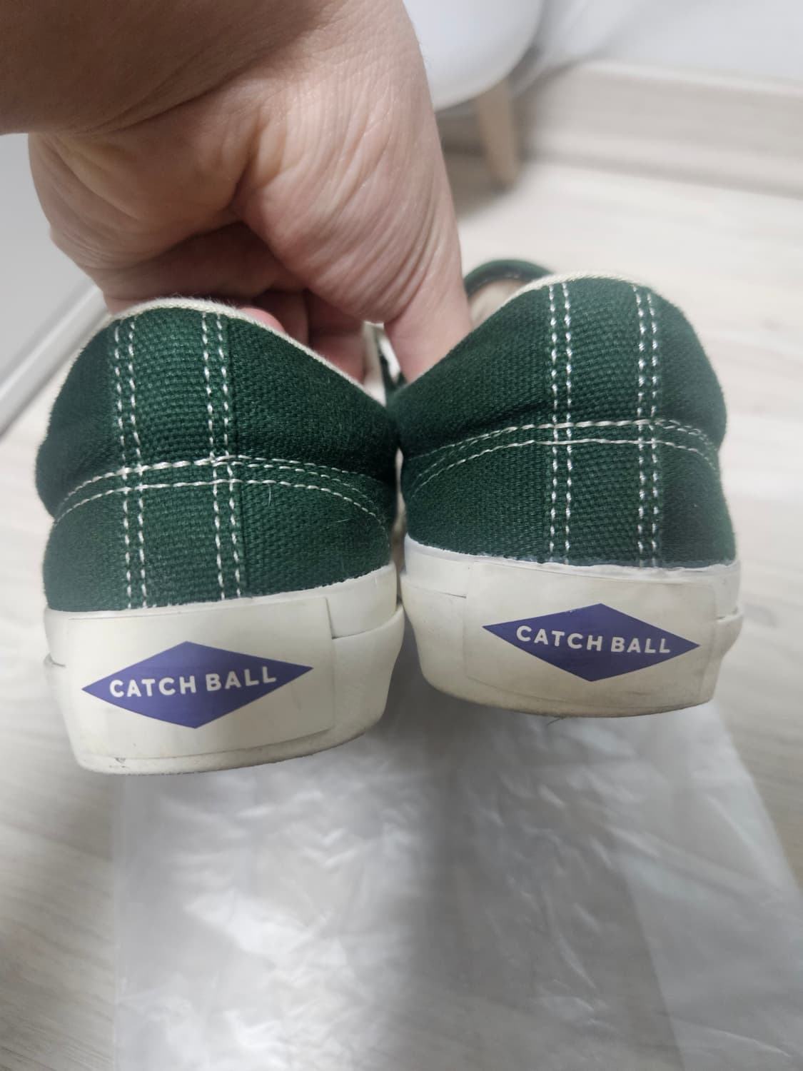 캐치볼  스니커즈 BP-02_다크그린 240 상품이미지6
