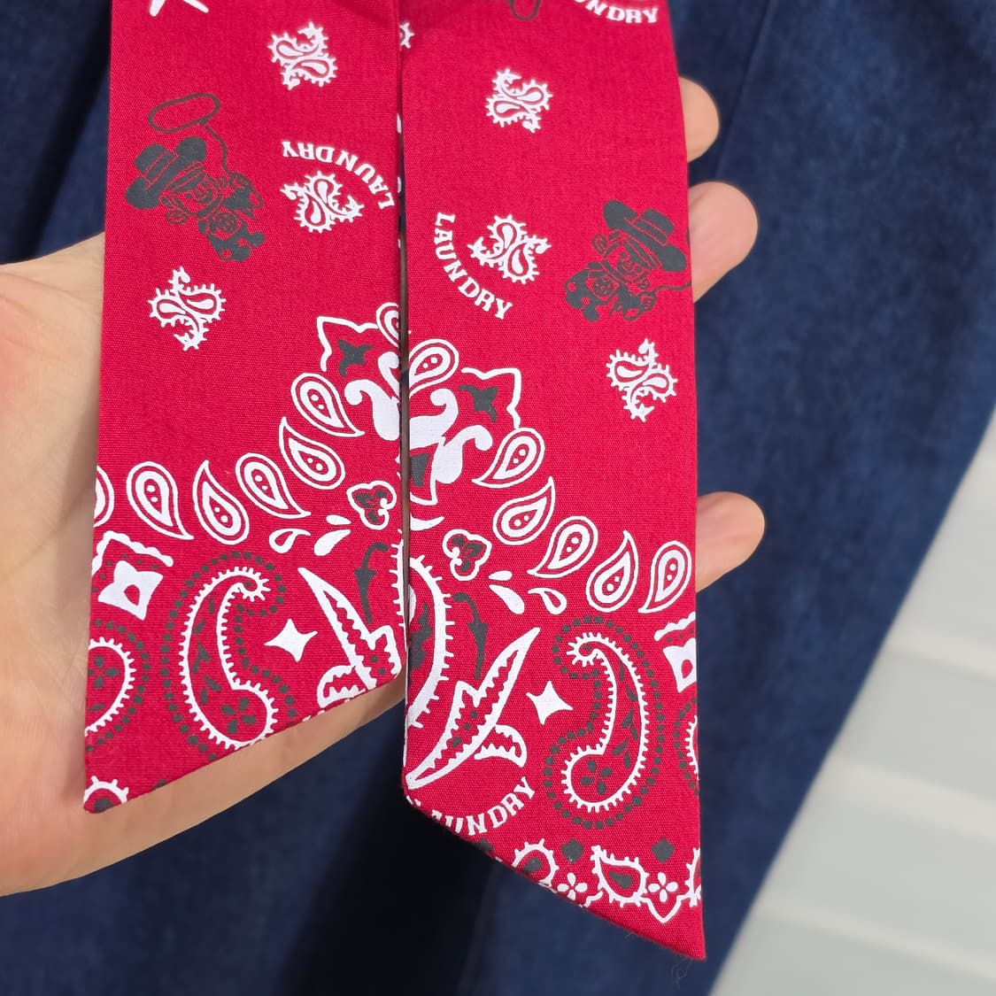 일본 Laundry 와이드 크롭팬츠- 우먼프리 상품이미지3