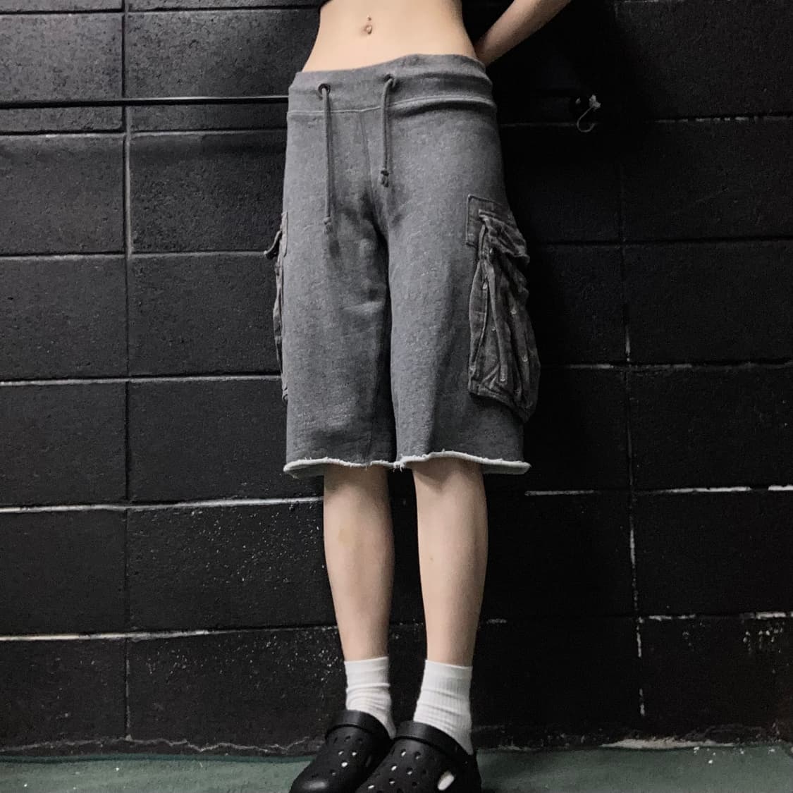 빈티지 그레이 카고 팬츠 상품이미지1