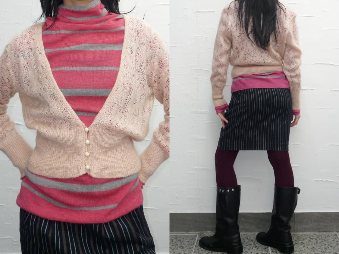 light pink cardigan 상품이미지2