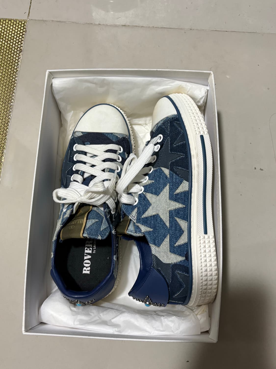 발렌티노 희귀 스타 스니커즈 230 y2k 상품이미지4