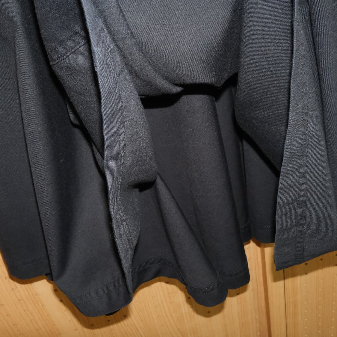 그라미치 빔즈보이 폴리 레이온 네이비 롱 스커트 상품이미지4