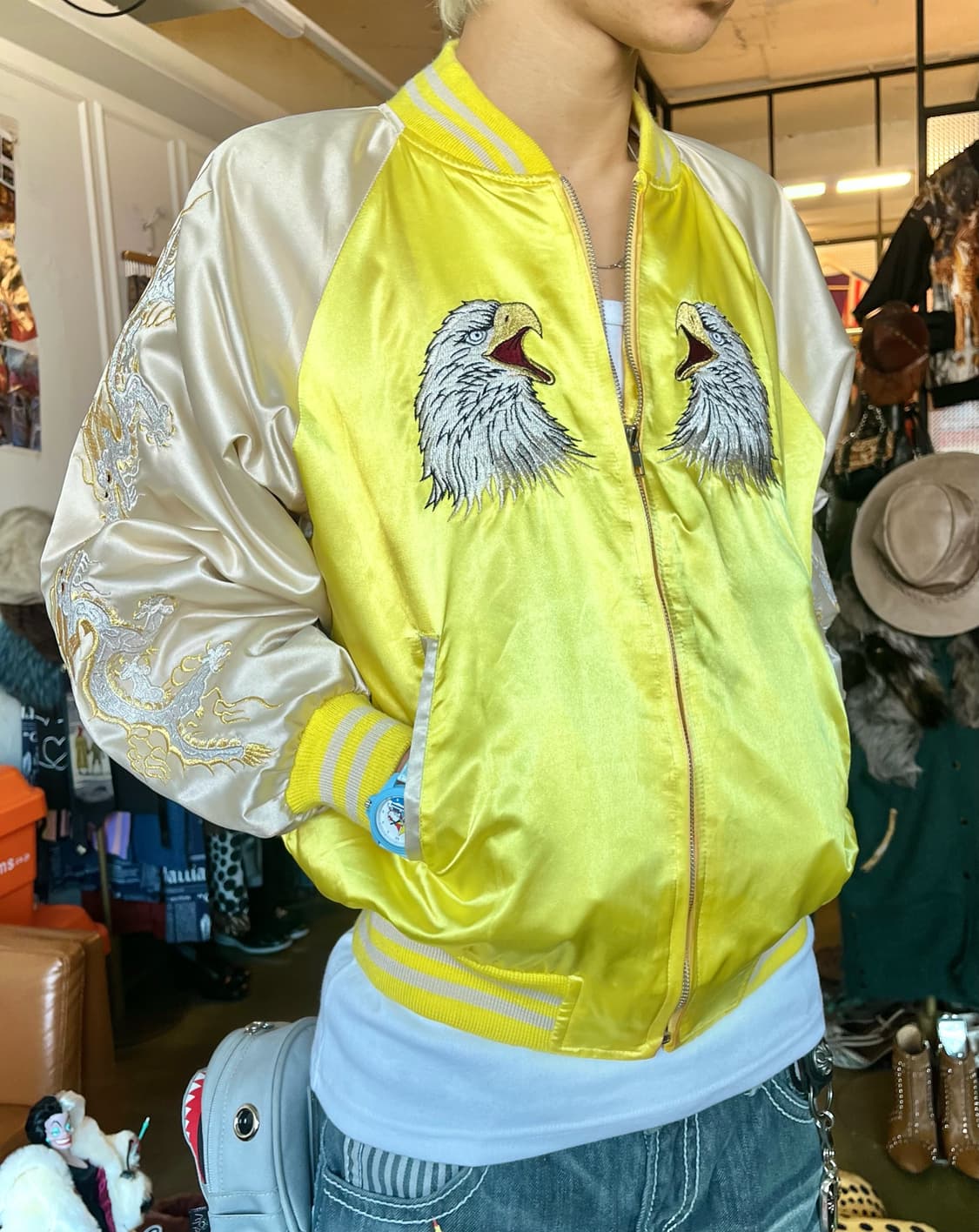 1990s Fresh Box Harajuku Souvenir Jacket 상품이미지2