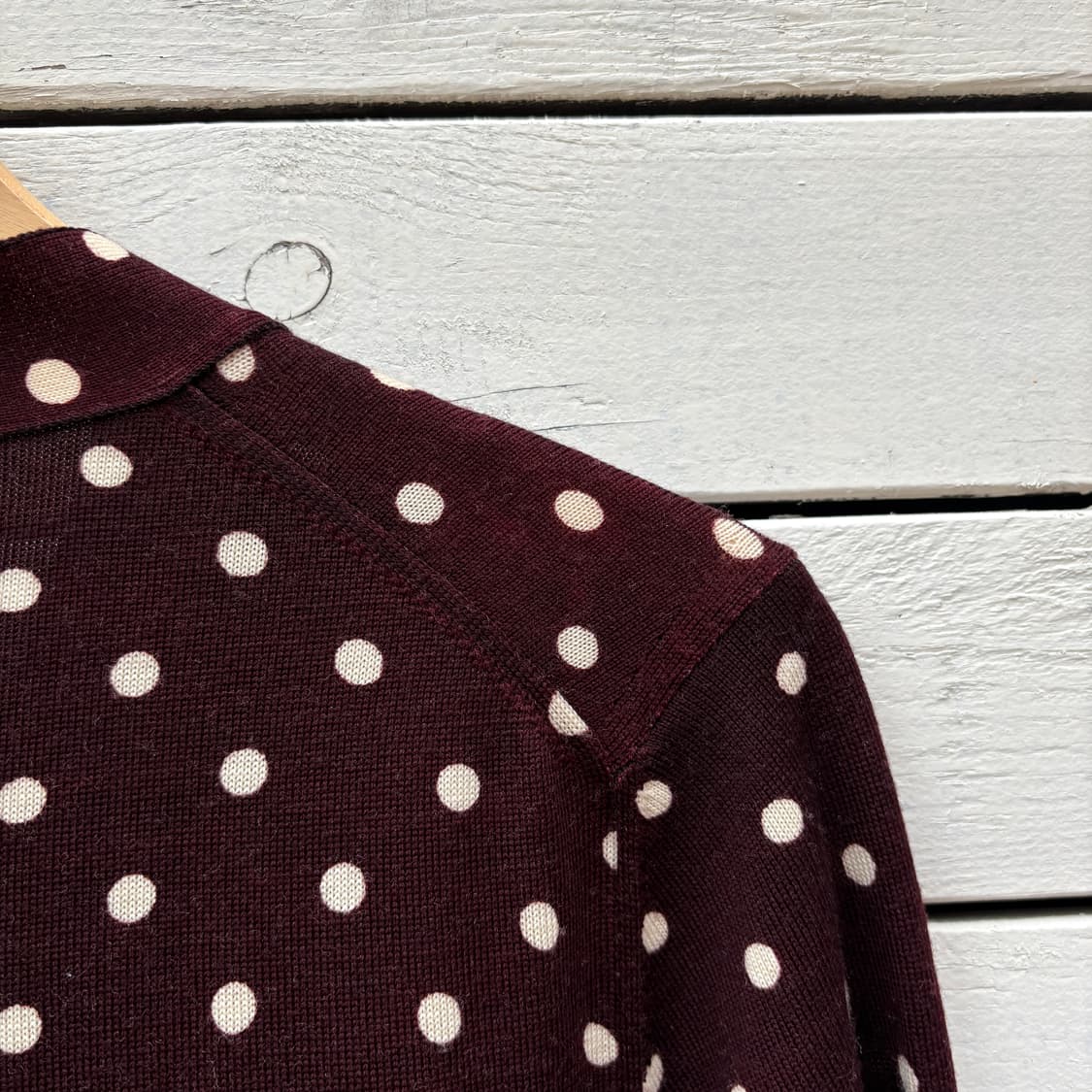 Comme des Garcons 꼼데가르송 도트 땡땡이 가디건 상품이미지4