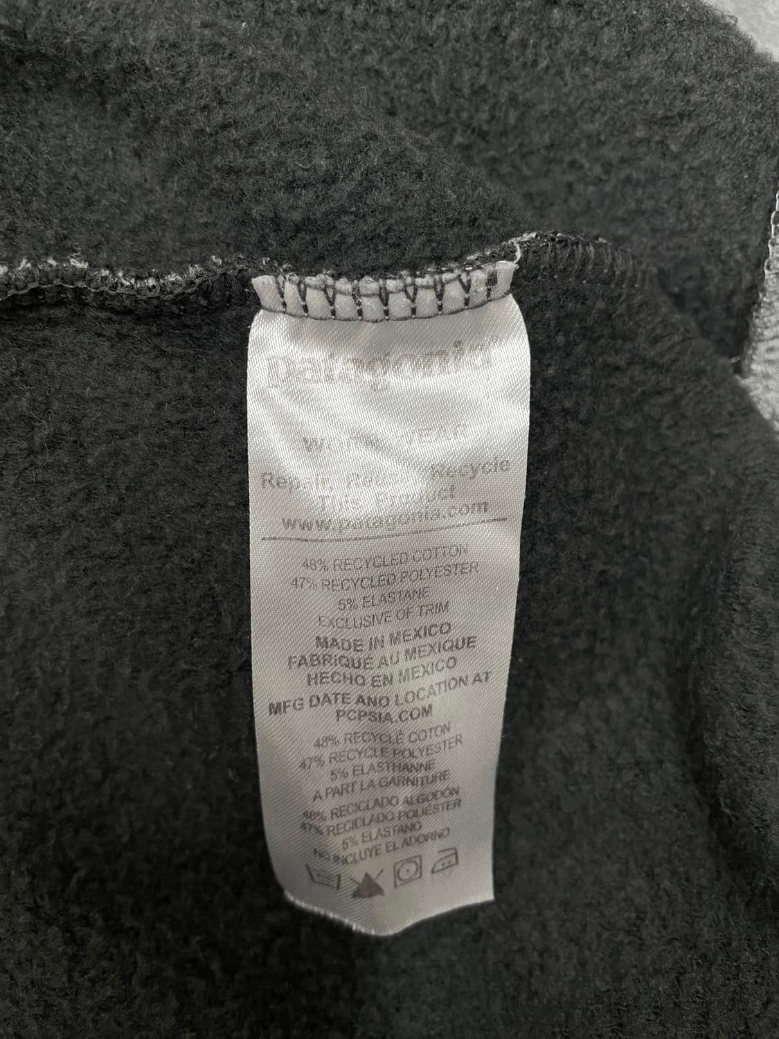 파타고니아 P-6 로고 멜란지 그레이 맨투맨 상품이미지5