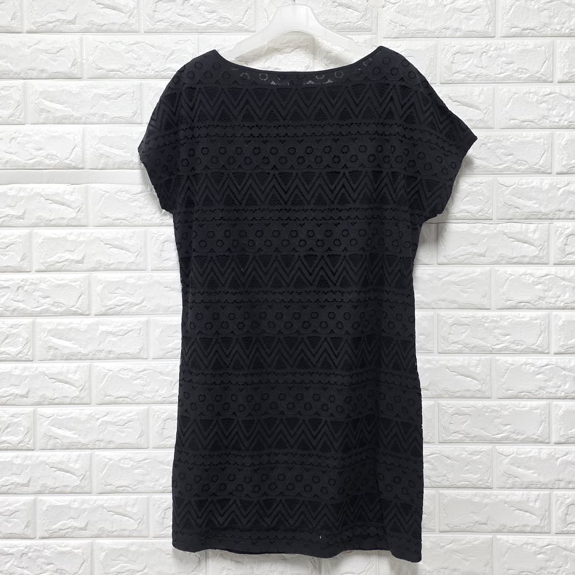 AX 알마니 익스체인지 블랙 레이스 원피스 L 상품이미지4