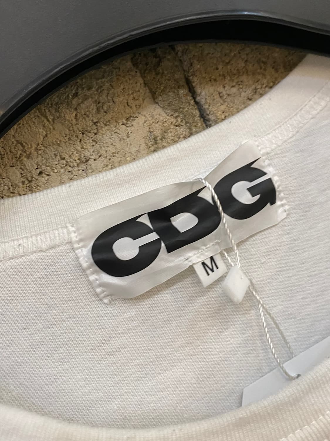 CDG 꼼데가르송 오버사이즈 로고 반팔 티셔츠 상품이미지5