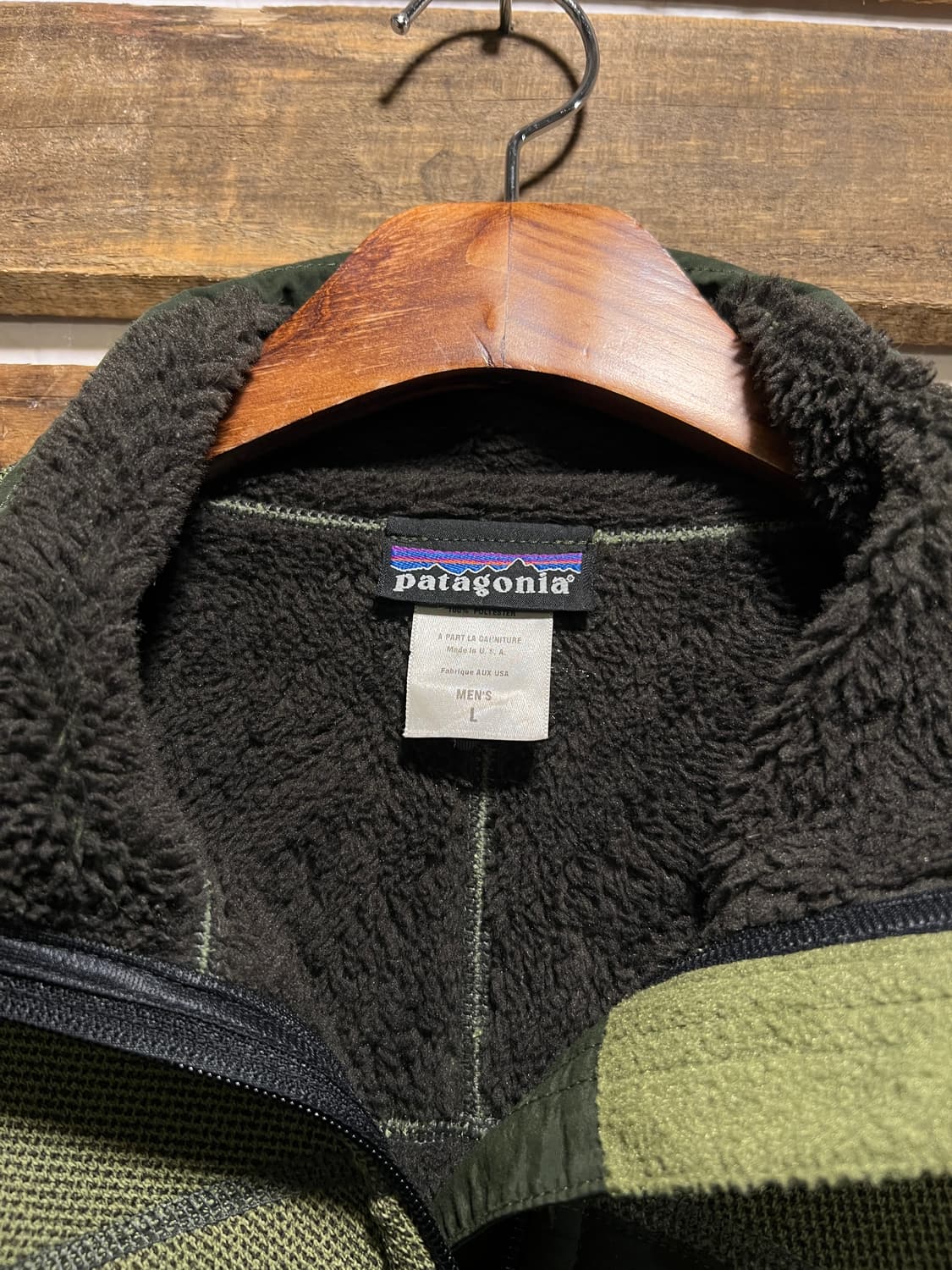 [L]00's 파타고니아 Made in USA R-TECH 집업 플리스 상품이미지2