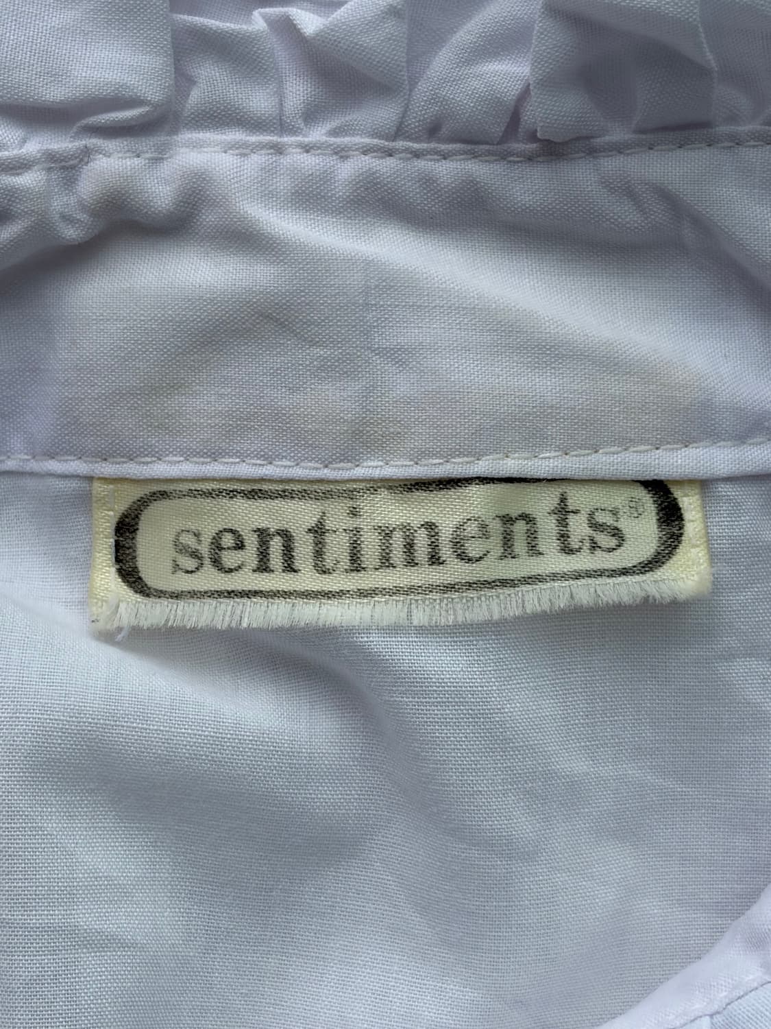 sentiments 프릴 핀턱 레이스 블라우스 상품이미지5