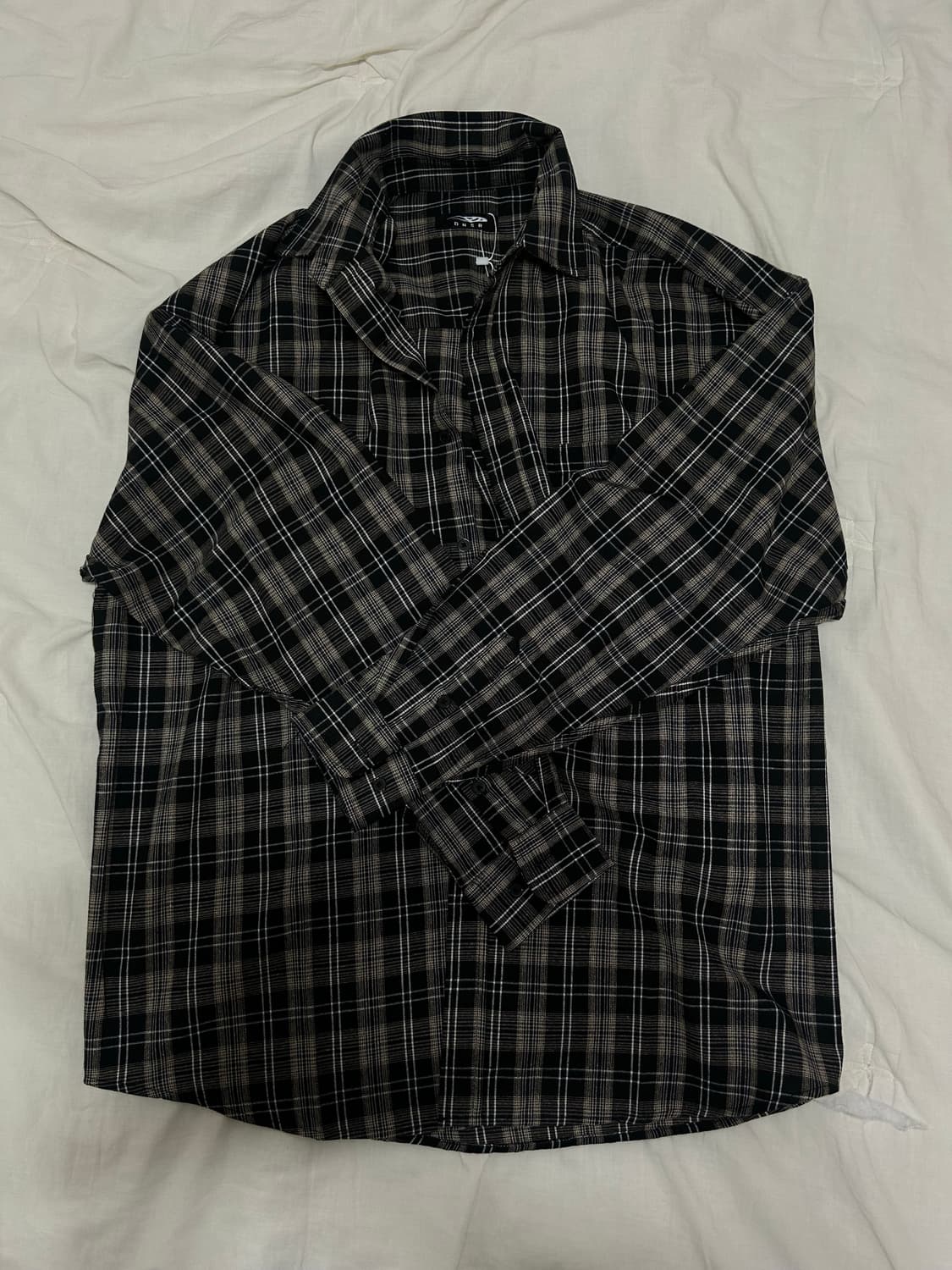 DNSR 브라운 체크 셔츠 상품이미지1