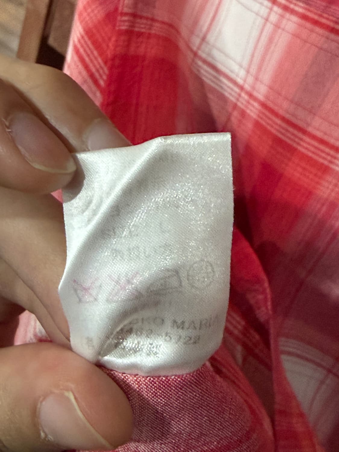 Wacko maria 와코마리아 옴브레 레이온 체크 셔츠 L 상품이미지8