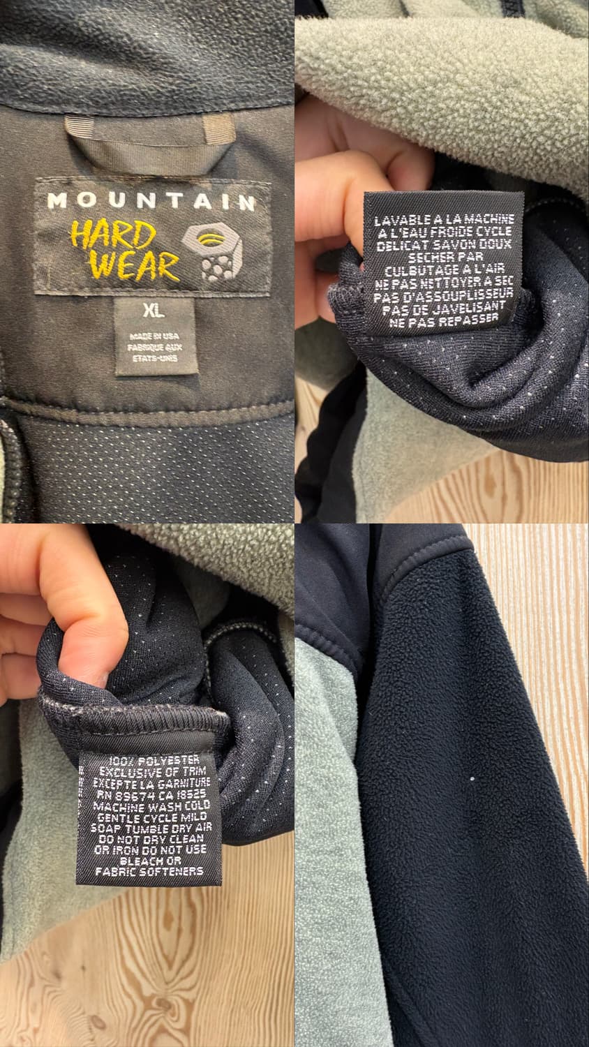 마운틴 하드웨어 하이브리드 플리스 집업 상품이미지10