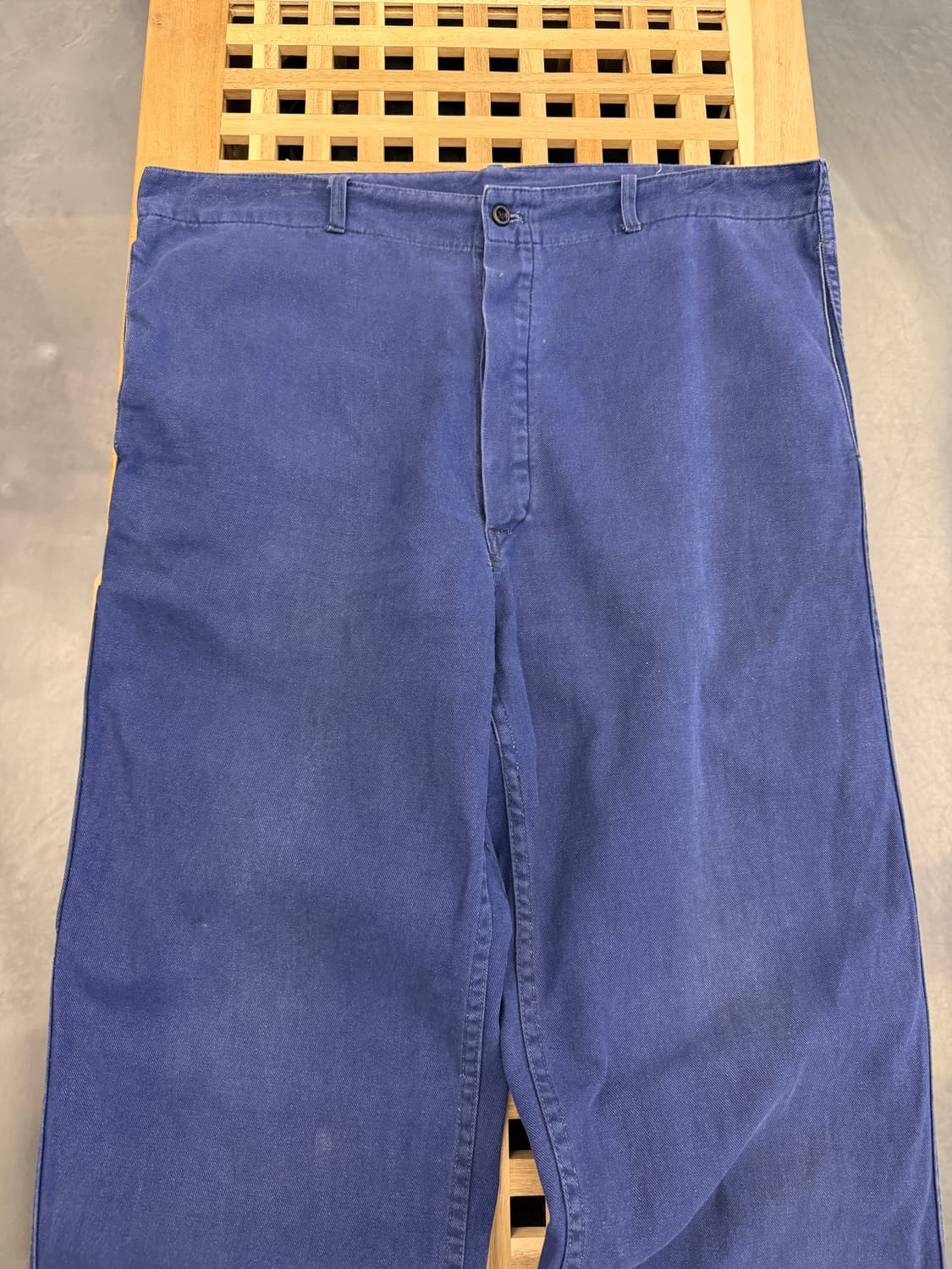 FADED WASHED NAVY OLD EURO 빈티지프렌치워크팬츠 상품이미지3