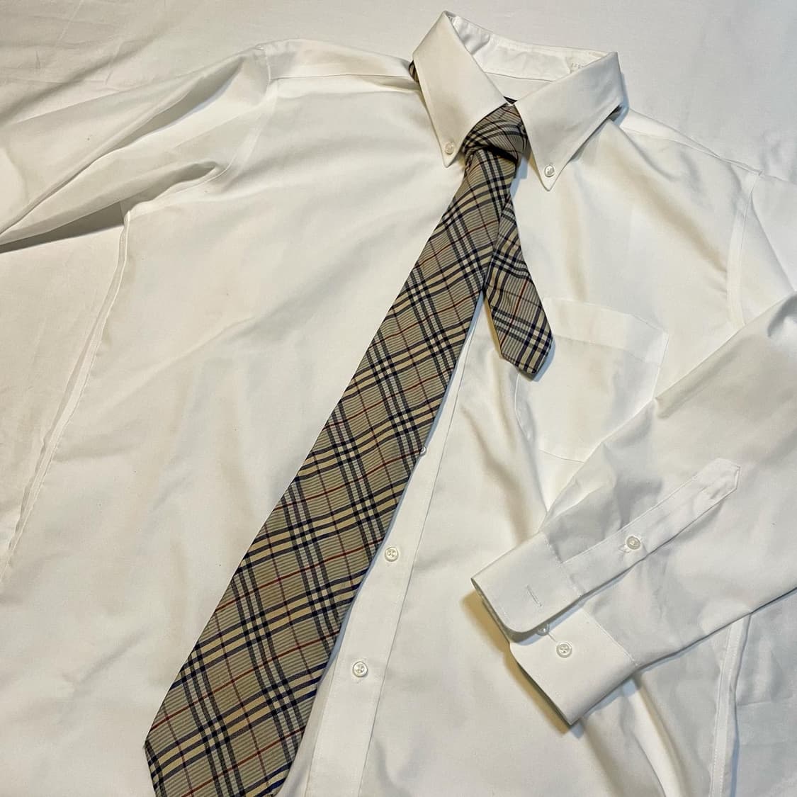 Burberry 버버리 넥타이 made italy 상품이미지2