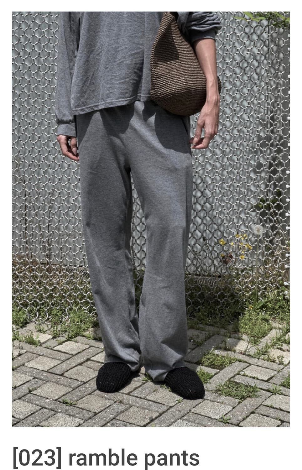 [3] 머듈 ramble pants 멜란지그레이 상품이미지1
