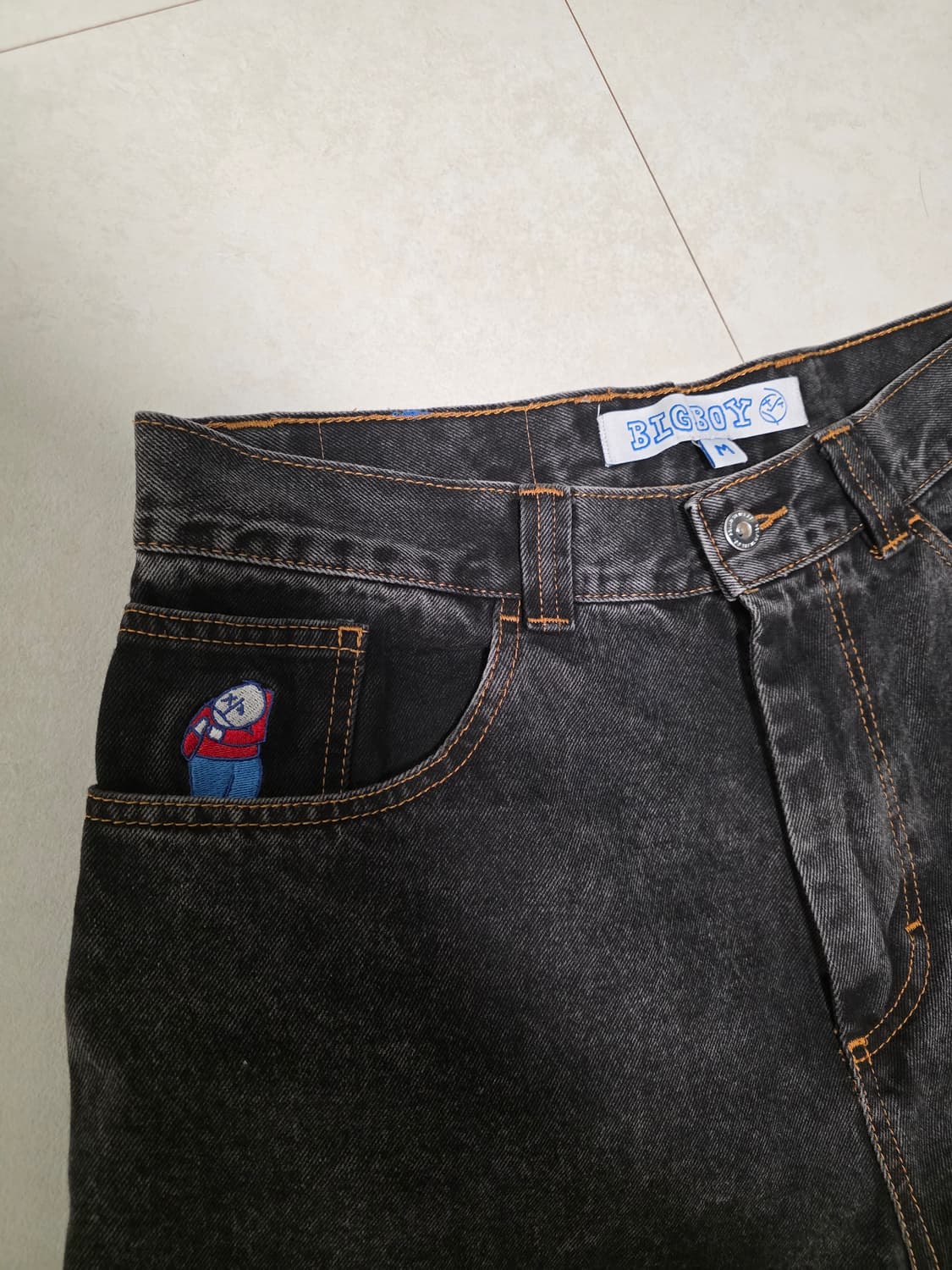 폴라 빅보이 구버전 워시드블랙 M(22시즌) 상품이미지3