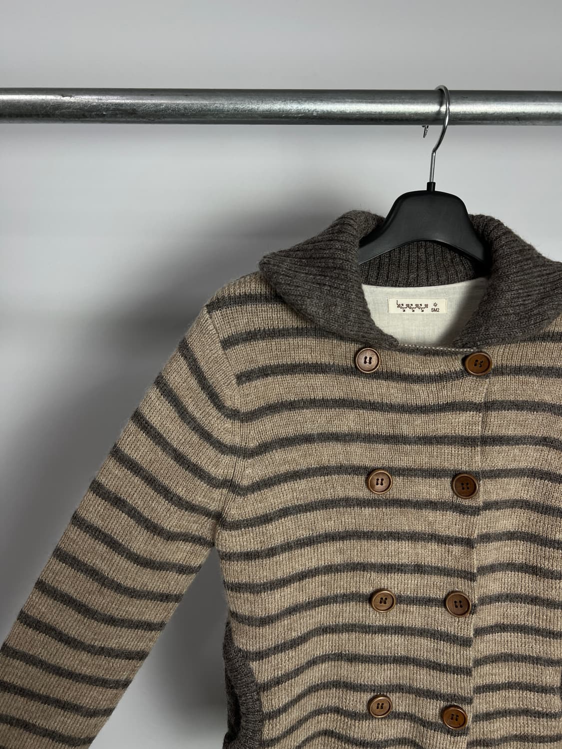 SM2 스트라이프 울 니트 가디건  상품이미지5