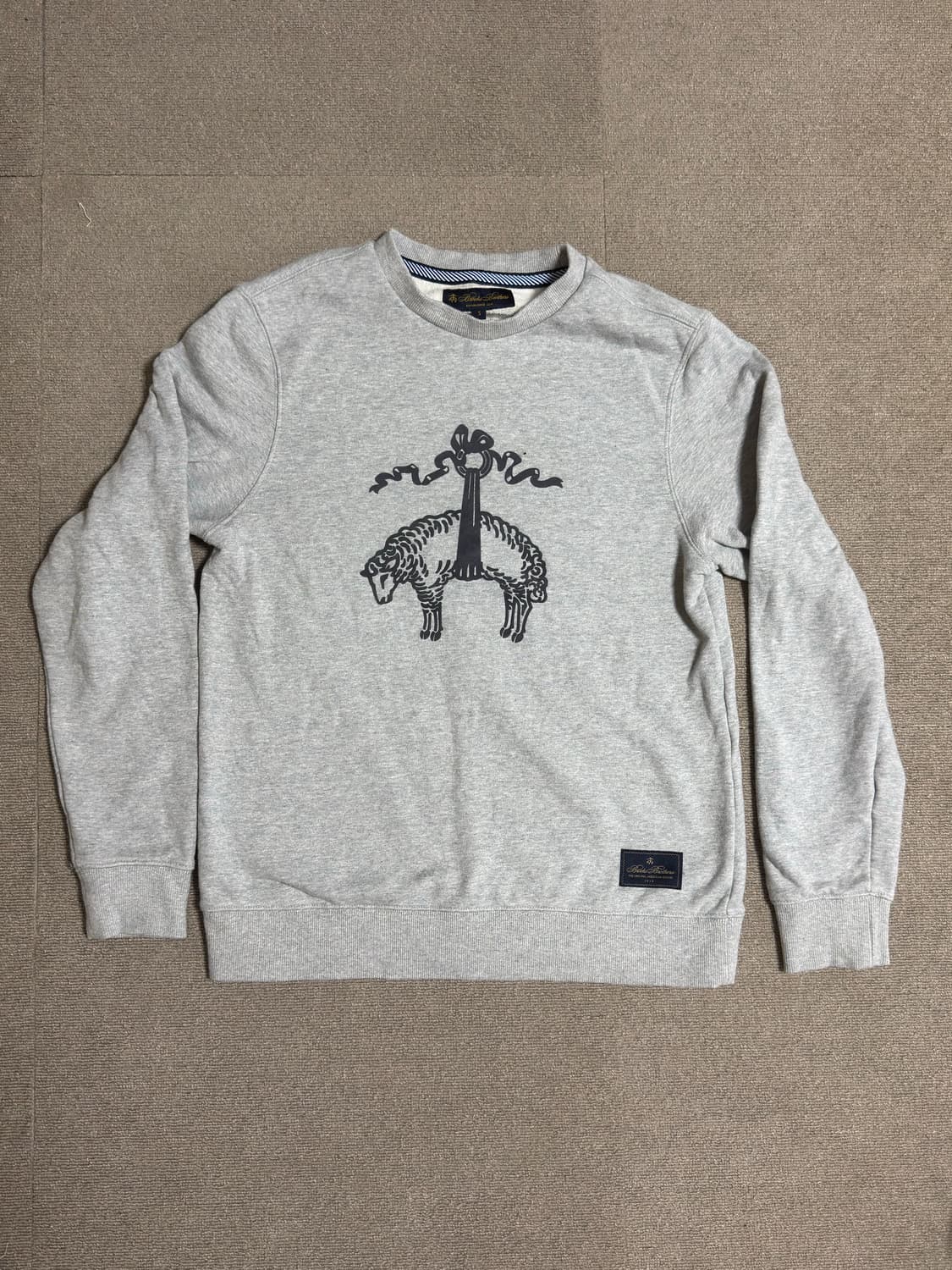 브룩스 브라더스 양 맨투맨 상품이미지1