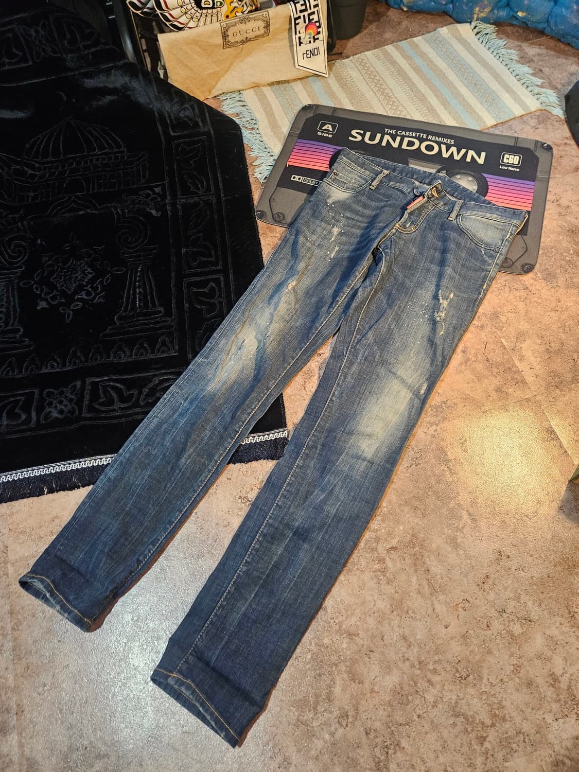 DSQUARED2 디스퀘어드2 슬림 진 데님 팬츠 상품이미지2
