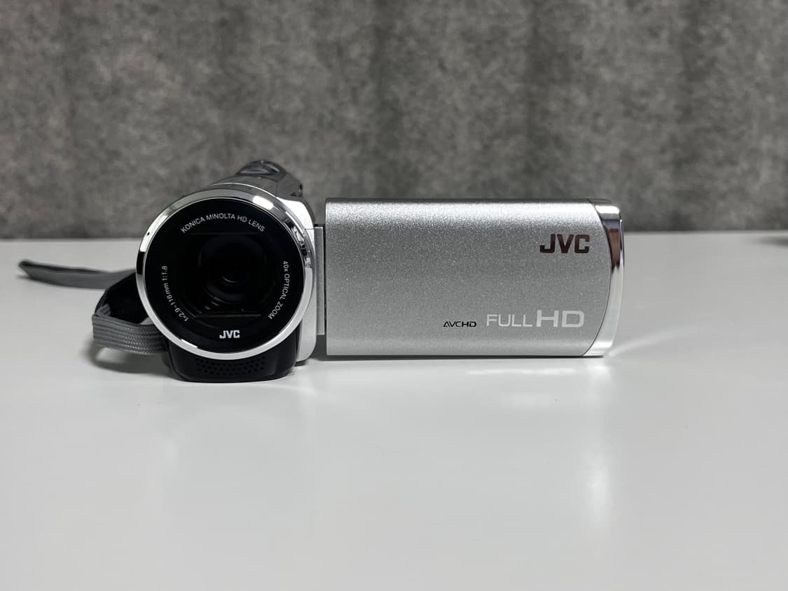 미사용 보관품/ jvc gz hm177 빈티지 캠코더 실버 상품이미지5